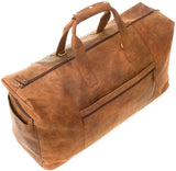 Leabags Sydney Reisetasche aus echtem Büffel-Leder im Vintage Look - LEABAGS