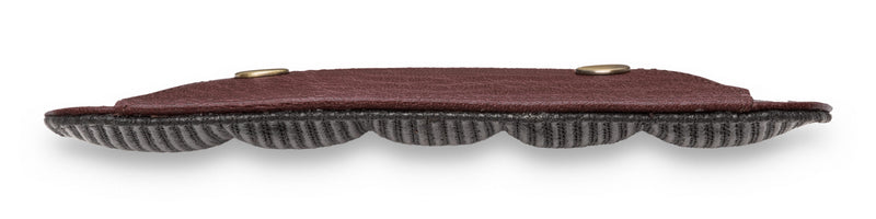 Leabags Premium Schulterpolster aus echt Leder mit Antirutsch-Auflage