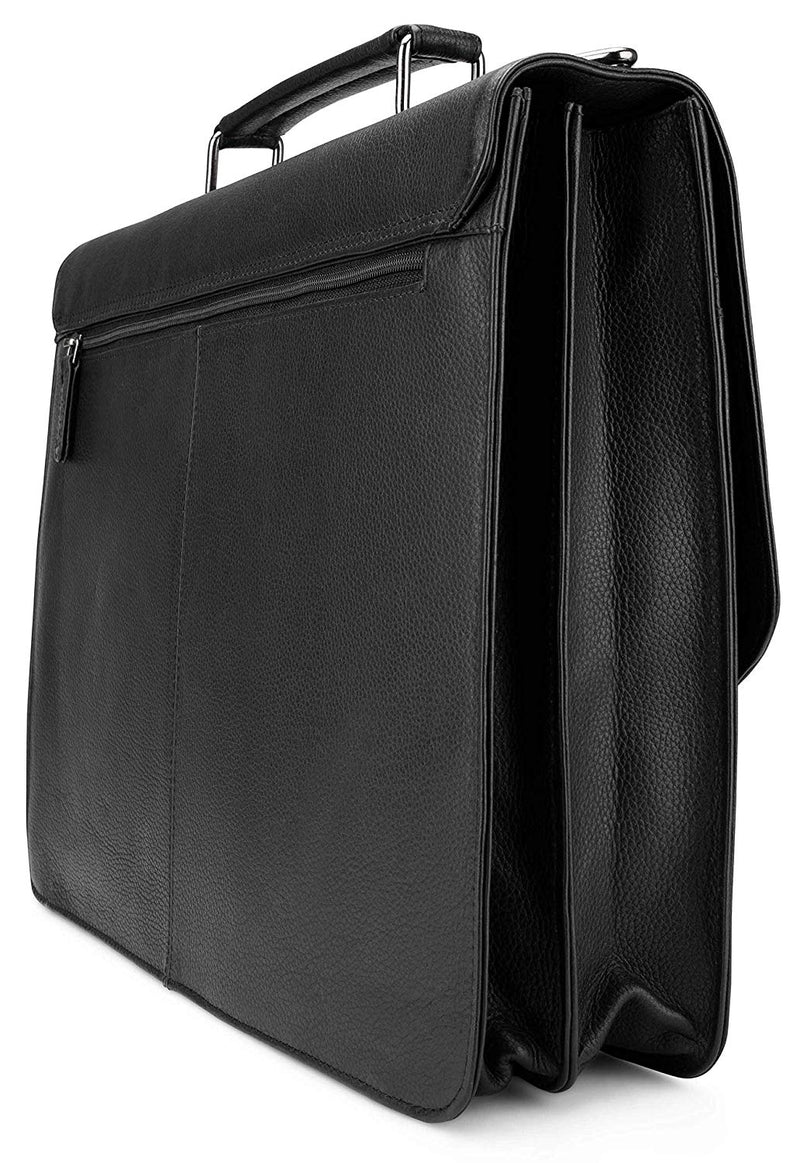 Leabags Gainsville Aktentasche Laptoptasche 15 Zoll Ledertasche im Vintage Look - LEABAGS