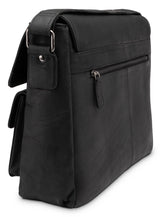 Leabags Boston Umhängetasche Laptoptasche 13 Zoll Schultertasche aus echtem Leder - LEABAGS