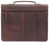 Leabags Scottdale Aktentasche 15 Zoll Laptoptasche aus echtem Leder im Vintage Look - LEABAGS