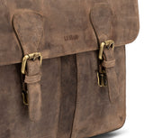 Leabags Scottdale Aktentasche 15 Zoll Laptoptasche aus echtem Leder im Vintage Look